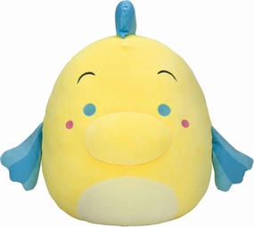 Squishmallows Official Kellytoy Disney Characters Squishy Soft Stuffed Plush Toy (7 Inch, Flounder)