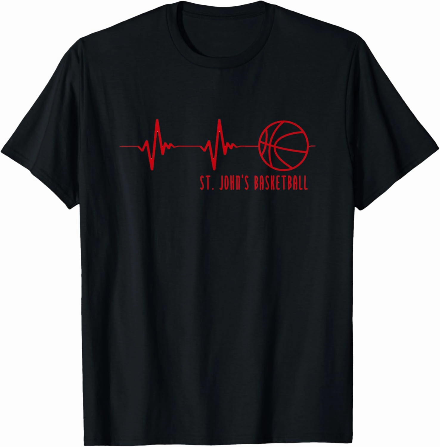 St. John's Basketball Heartbeat Shirt T-Shirt