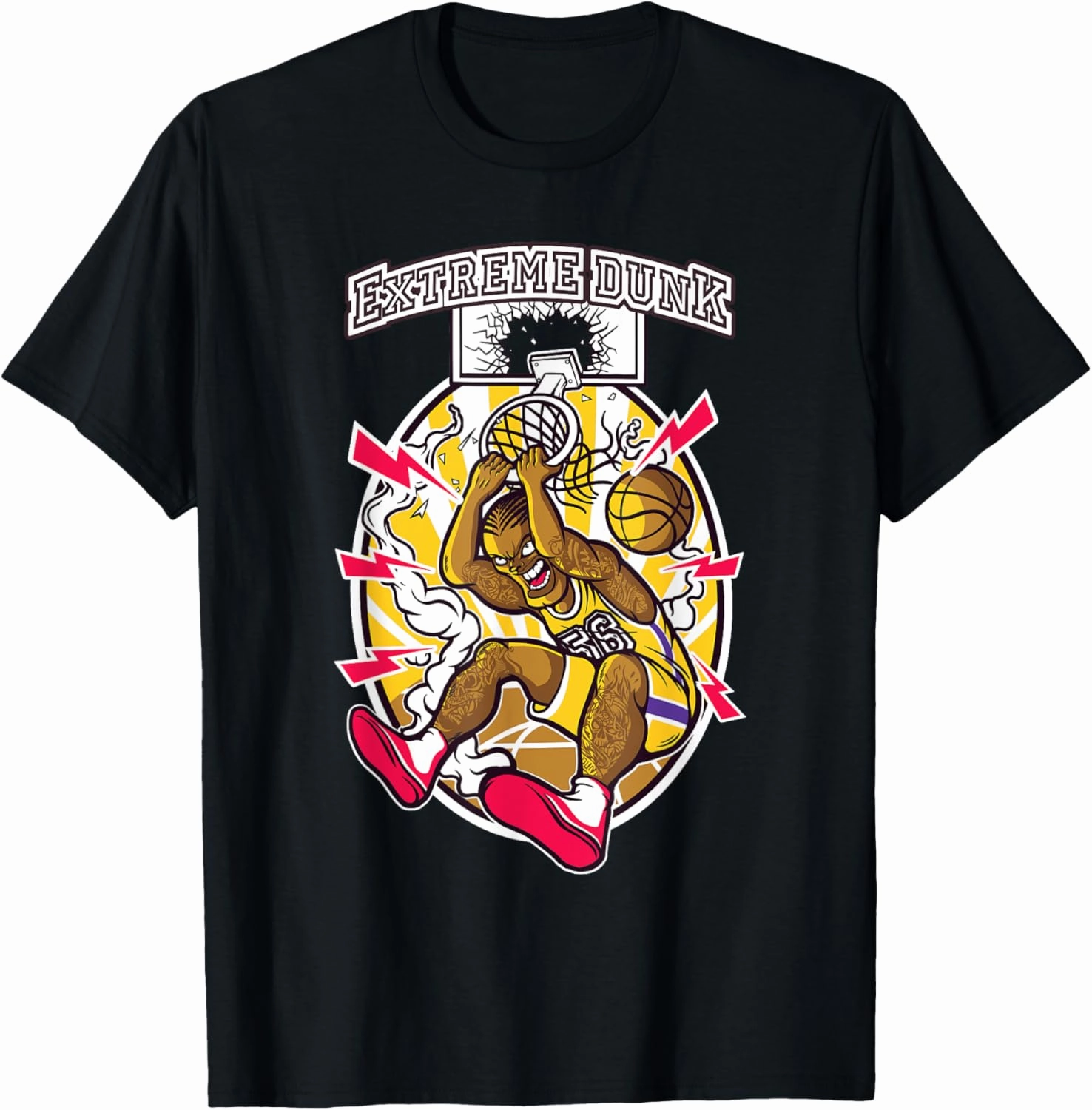 streetart basketball funny dunk T-Shirt
