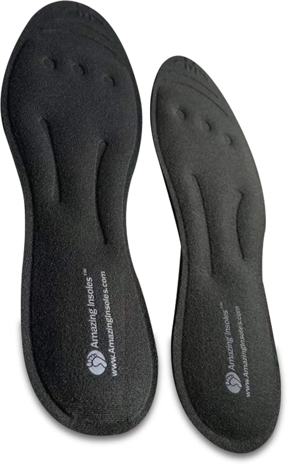 Superior Therapeutic Massaging Insoles by Amazing Insoles | 100% Liquid Gel Glycerin | Ideal for Running & Walking | Orthotic Shoe Insoles for Women | Comfortable Design for Plantar Fasciitis Relief