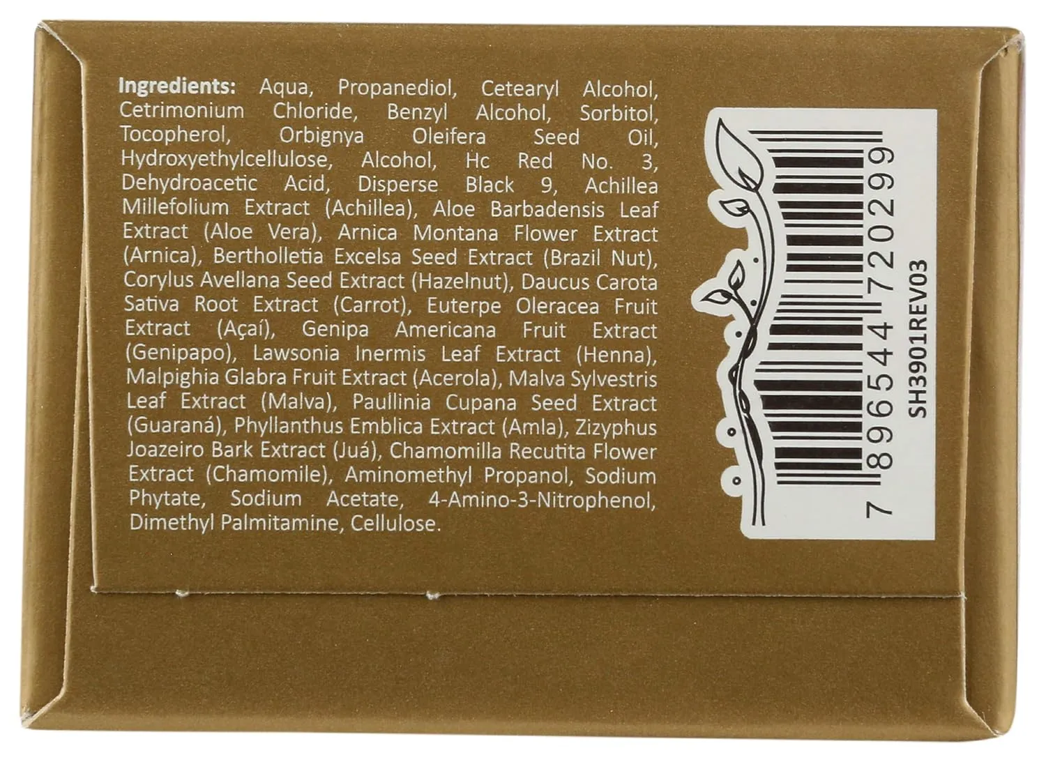 Surya Brasil - Reddish Dark Blonde Semi Permanent Henna Cream for Gray Hair Coverage and Deep Conditioning, 2.37 oz / 70 ml