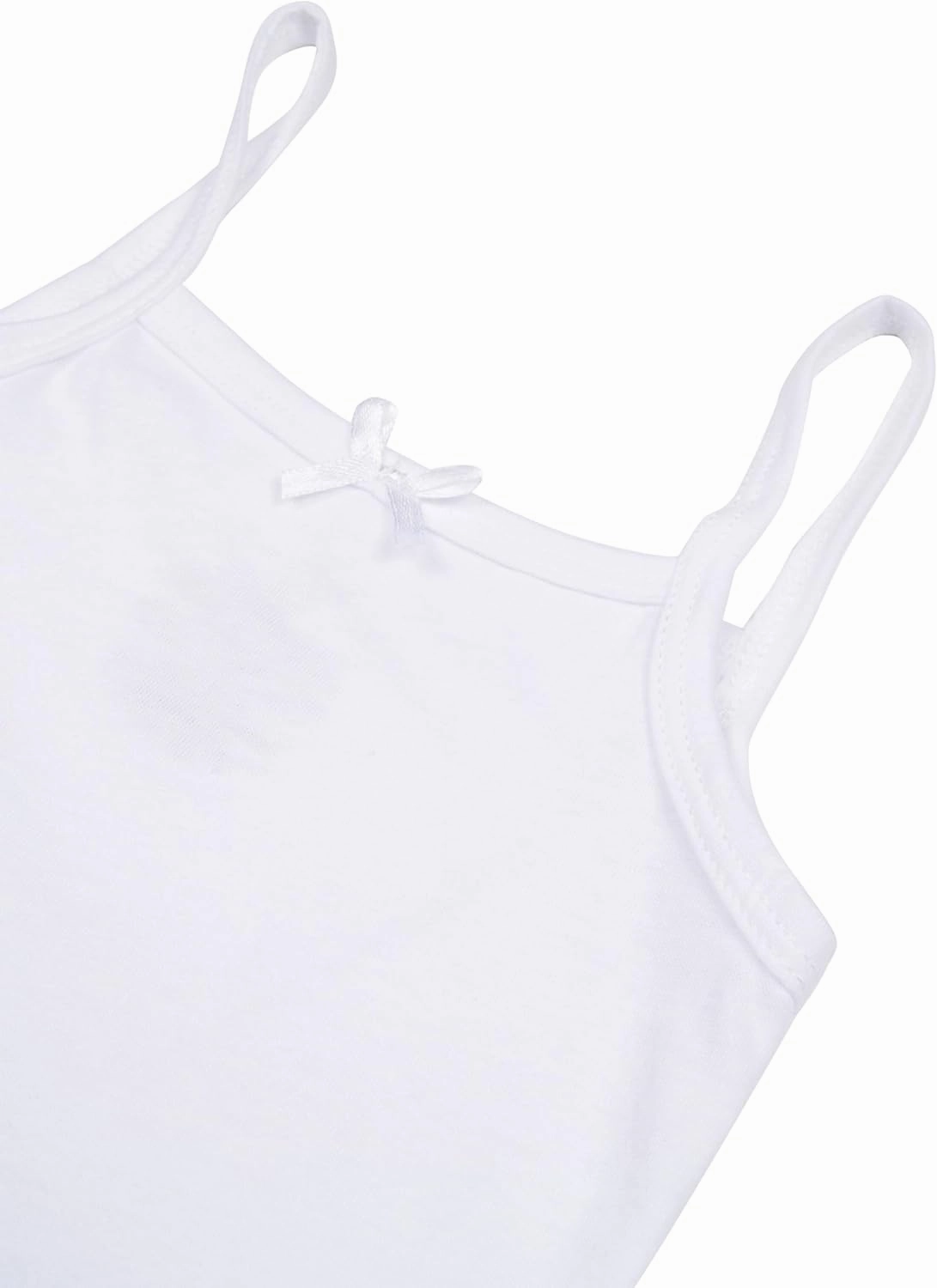 TAHARI Kids Cotton Cami Shirts - Breathable, Super Soft, Sleeveless, Comfortable, Tag-Free - 5 Pack