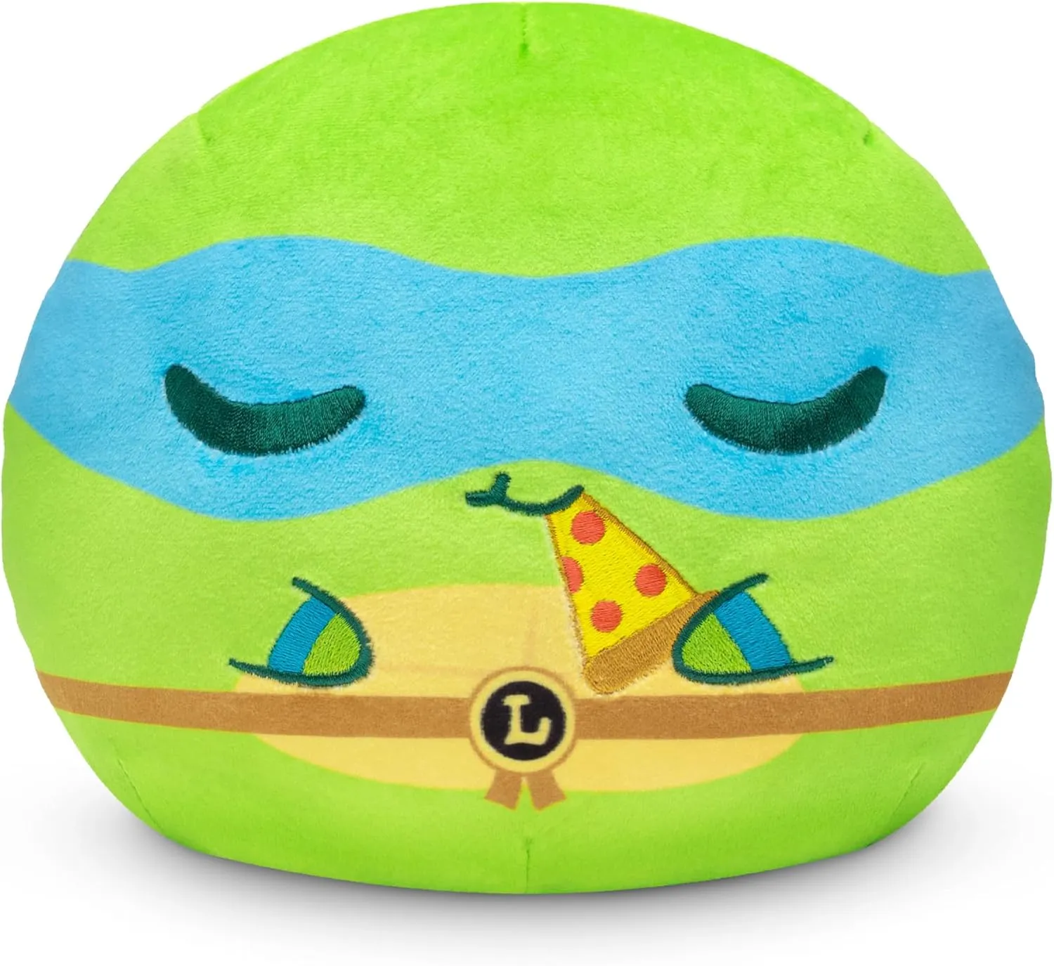 TeeTurtle Teenage Mutant Ninja Turtles 6" Reversible Plushie - Leonardo - Cute Kawaii Soft Stuffed Animal