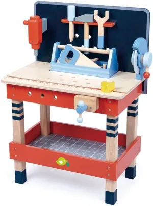 Tender Leaf Toys - Tender Leaf Tool Bench - 18 Pieces Pretend Play Construction Tool Set Made with Premium Materials and Craftsmanship - Creates Interest in DIY and Creative Role Play for Children 3 
