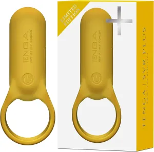 TENGA SVR , Smart Vibe Ring, Rechargable Couple's Vibrator, Canyon Yellow