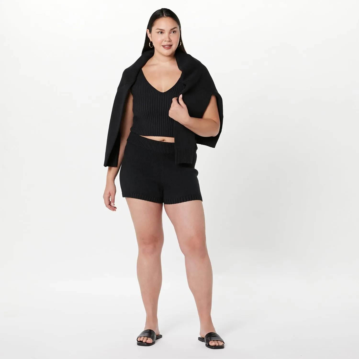 The Drop Women's Adrienne Pull-on Sweater Knit Short