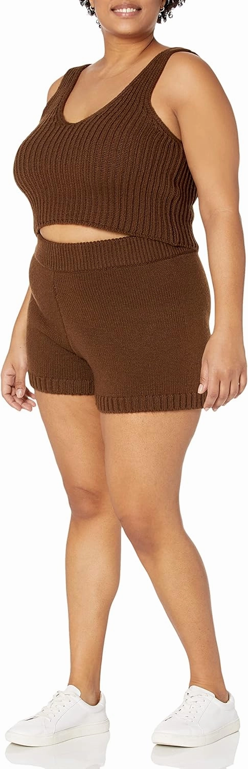 The Drop Women's Adrienne Pull-on Sweater Knit Short