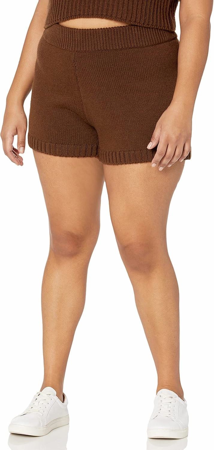 The Drop Women's Adrienne Pull-on Sweater Knit Short