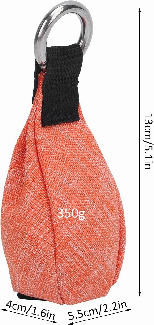 Throw Weight Pouch Bag, Climbing Rope Bag, Throw Weight Bag for Climbing Tree Work Gear (350G)