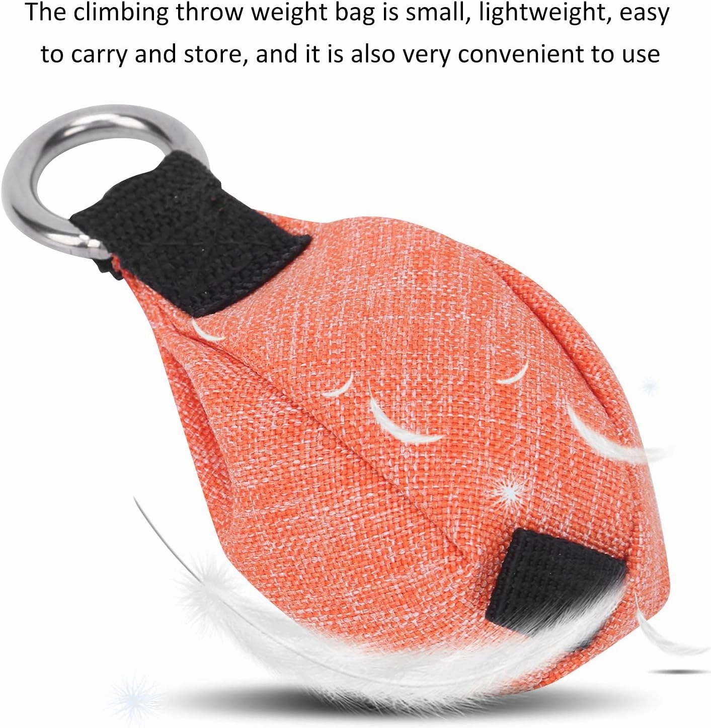 Throw Weight Pouch Bag, Climbing Rope Bag, Throw Weight Bag for Climbing Tree Work Gear (350G)