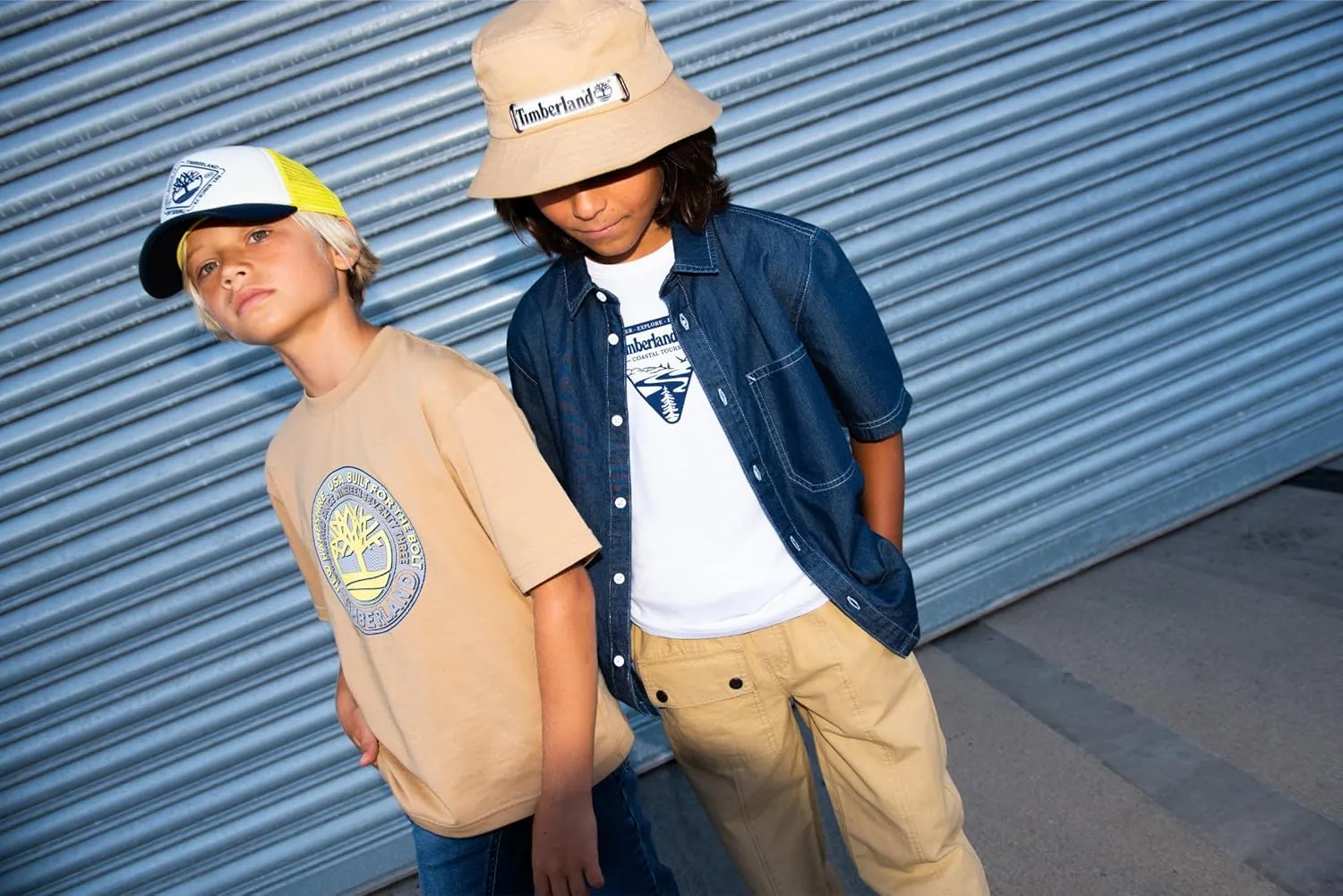 Timberland Boys Bermuda Shorts, Soft and Breathable, School Uniform Cotton Joggers