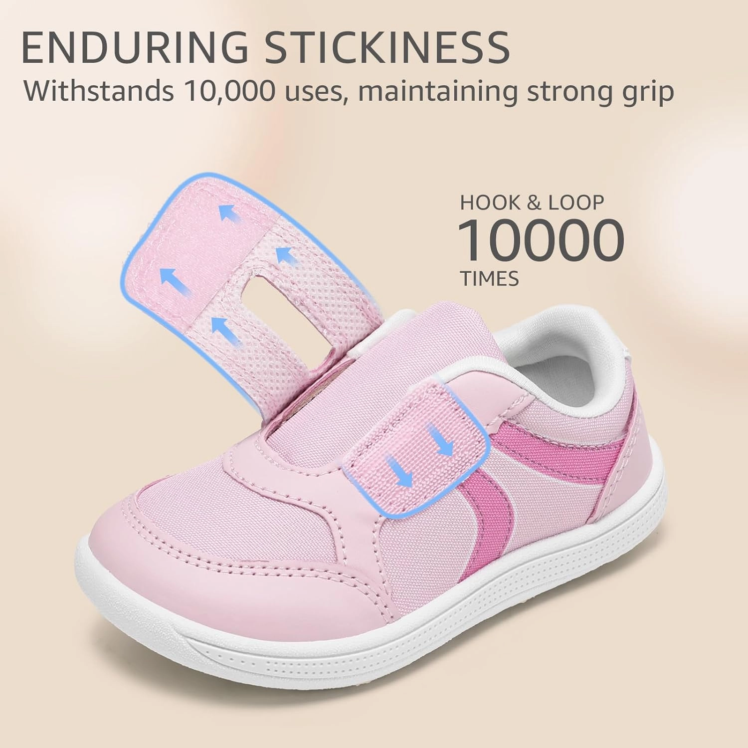 Toddler Wide Toe Box Barefoot Shoes Boys Girls Sneakers Kids Tennis Shoes Preschool Non Slip Lightweight Comfortable First Walking Shoes Running Outdoor Activities