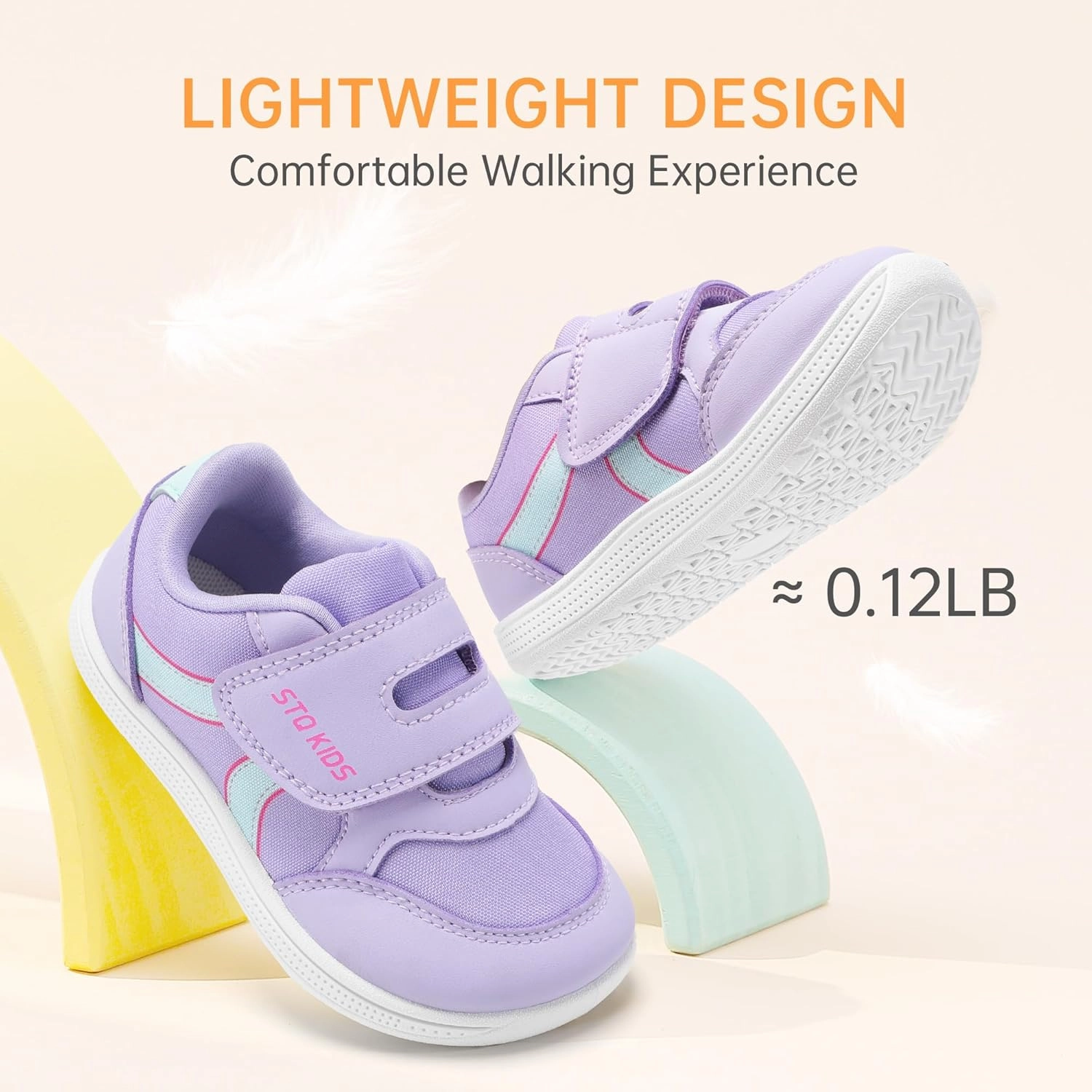 Toddler Wide Toe Box Barefoot Shoes Boys Girls Sneakers Kids Tennis Shoes Preschool Non Slip Lightweight Comfortable First Walking Shoes Running Outdoor Activities