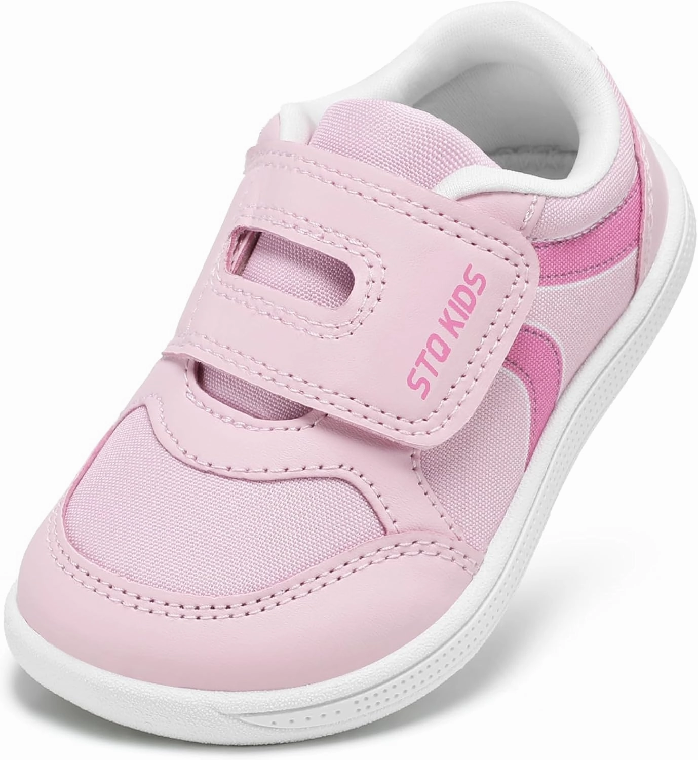 Toddler Wide Toe Box Barefoot Shoes Boys Girls Sneakers Kids Tennis Shoes Preschool Non Slip Lightweight Comfortable First Walking Shoes Running Outdoor Activities