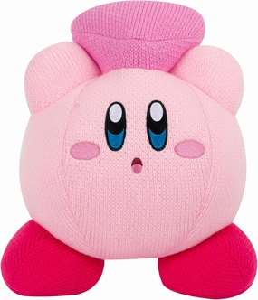 TOMY Nuiguru Knit Kirby Plush - Kirby and Friend Heart Plushie - Squishy Kirby Toys - Collectible and Cute Stuffed Animals - Gaming Gifts and Game Room Decor - Video Game Collectibles - 15 Inch