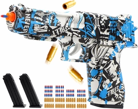 Toy Foam Blasters & Guns - Shooting Educational Gun Toy Model for Boys Girls Adults - Soft Bullet Toy Gun for Christmas Birthday Gifts