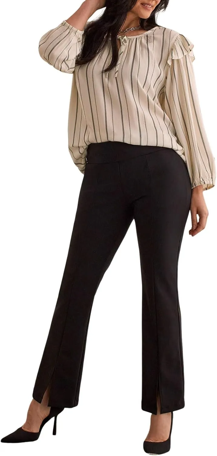 Tribal Women's Ponte Pull-on Ankle Pant