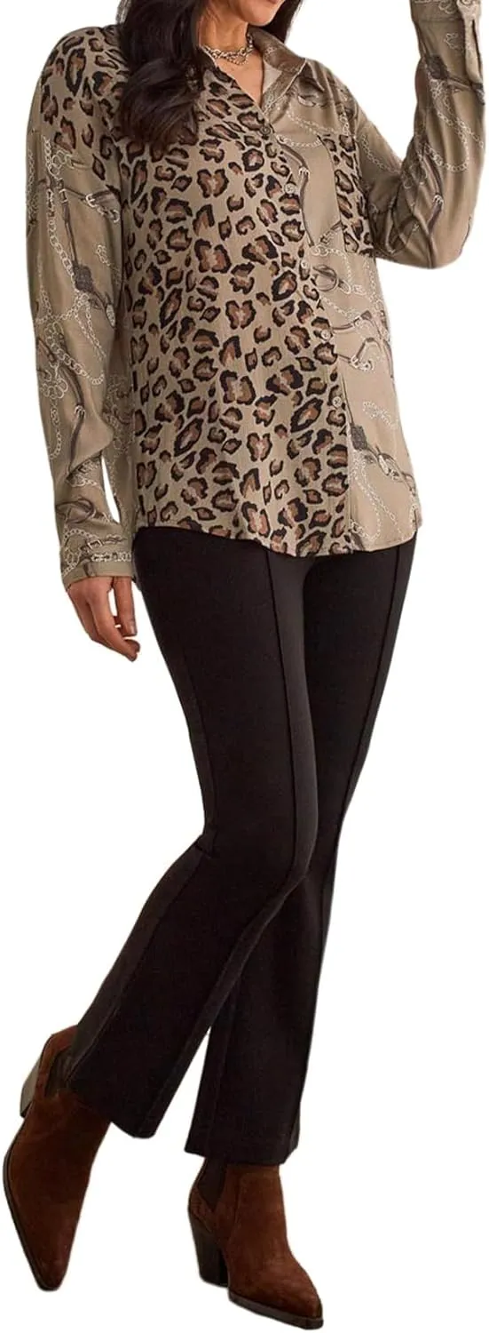 Tribal Women's Ponte Pull-on Ankle Pant