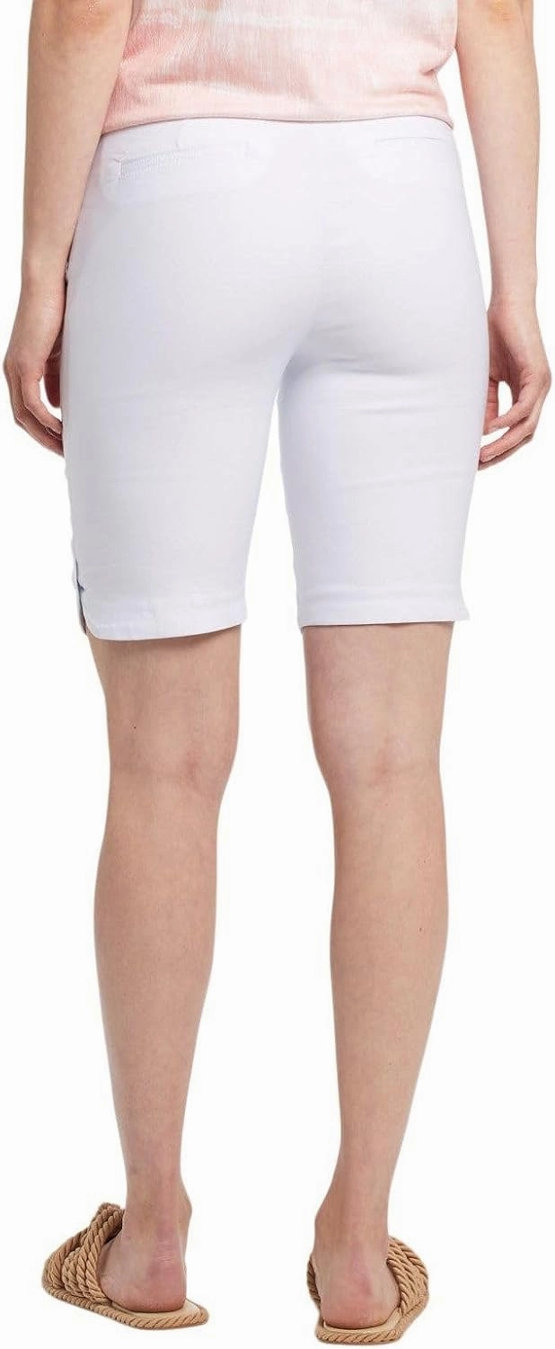Tribal Women's Flatten It Pull on Short W/Snap Slit
