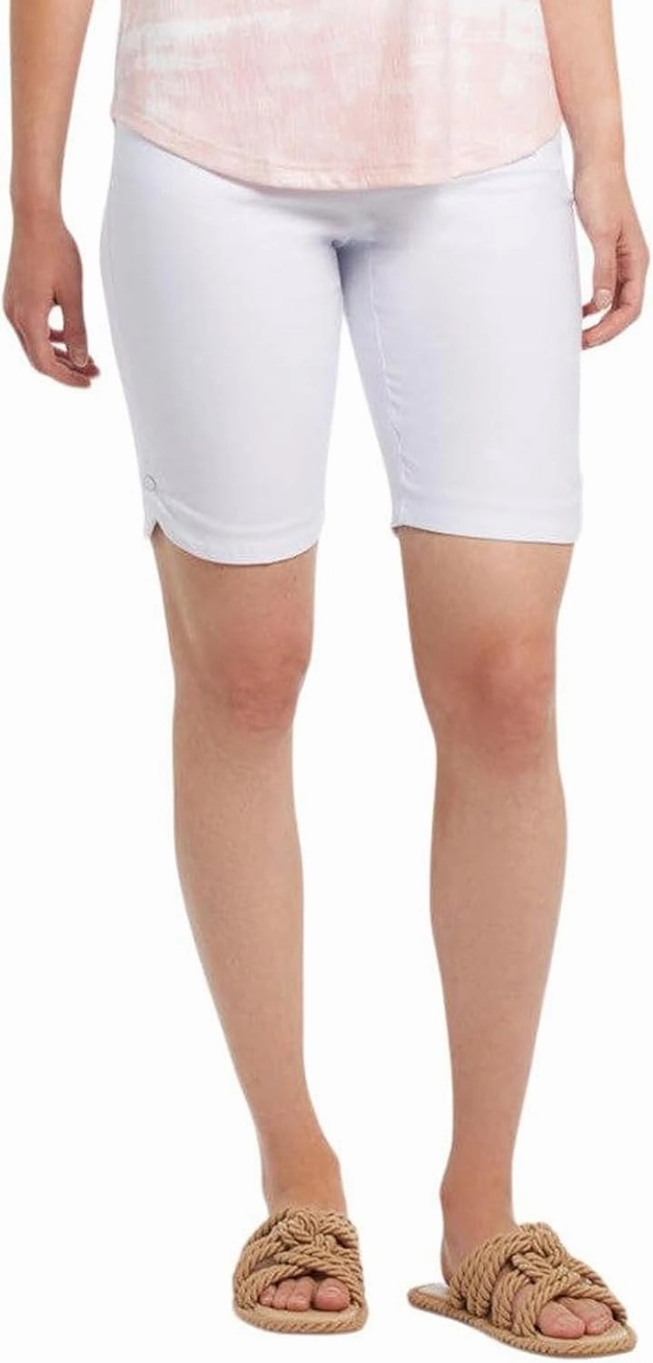 Tribal Women's Flatten It Pull on Short W/Snap Slit