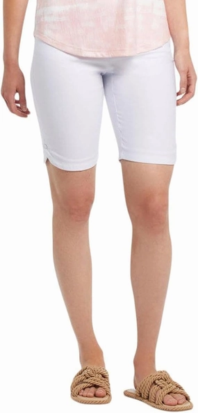Tribal Women's Flatten It Pull on Short W/Snap Slit