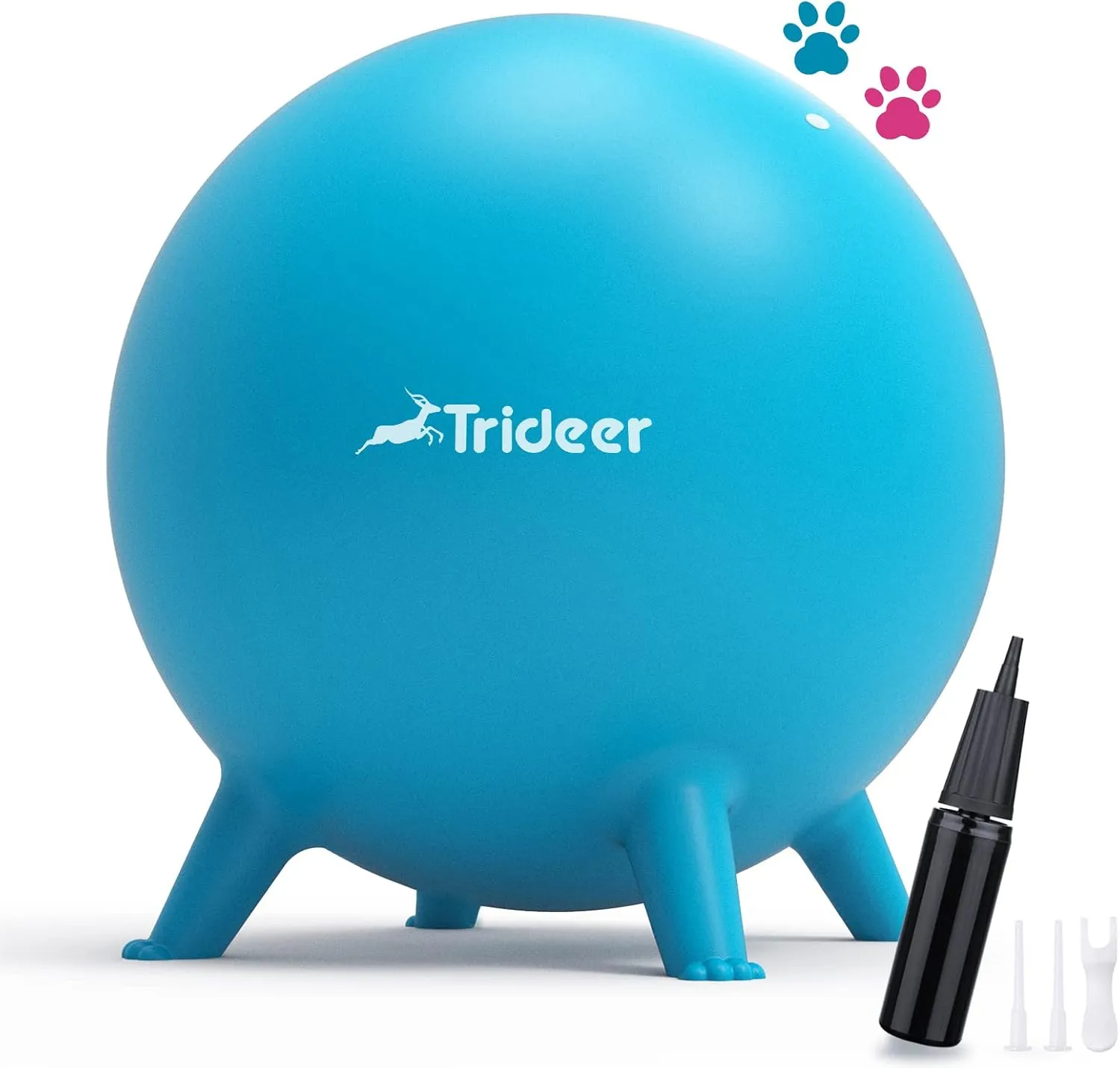 Trideer Flexible Seating for Classroom Elementary, Yoga Ball Chairs for Kids, Wobble Chair of School Supplies for Sensory Kids, Student Desk Chairs for Homeschool (Blue, 55cm)