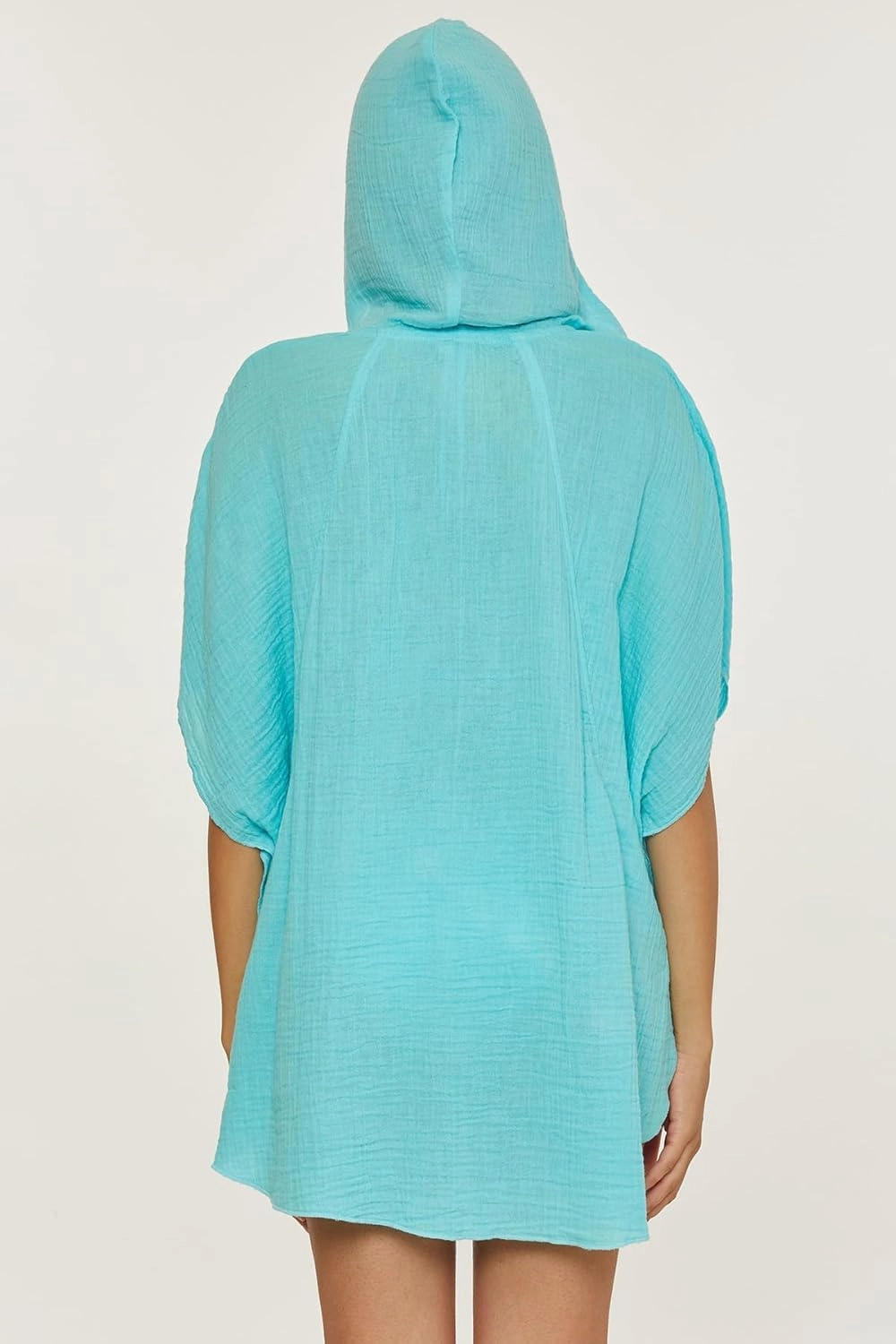 Trina Turk Women's Standard Serene Poncho, V-Neck, Casual, Pull On, Beach Cover Ups