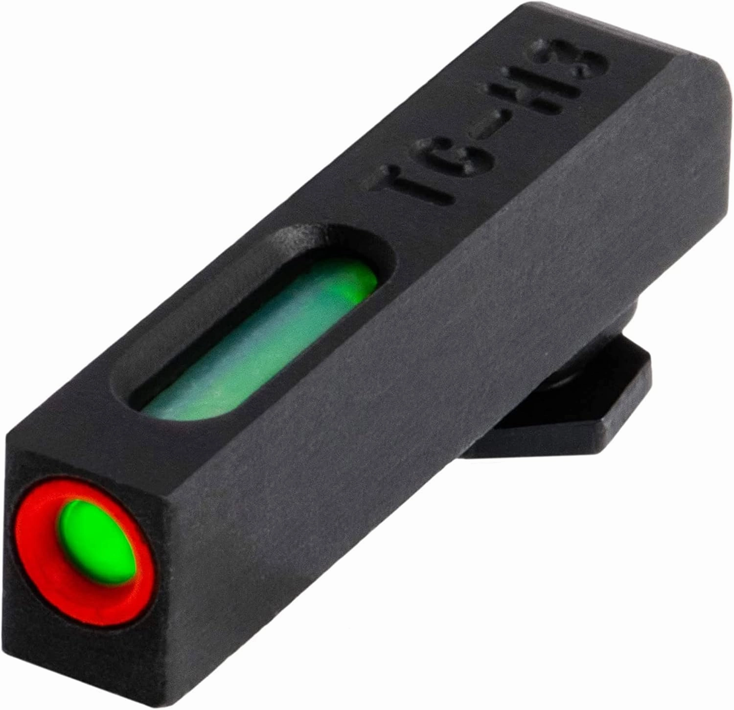 Truglo TFX PRO Handgun Sight, Glowing Shock Proof Tritium and Fiber Optic Night Sight for Handguns, Compact, Durable, and Snag Free Sight
