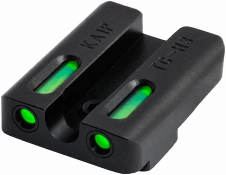 Truglo TFX PRO Handgun Sight, Glowing Shock Proof Tritium and Fiber Optic Night Sight for Handguns, Compact, Durable, and Snag Free Sight