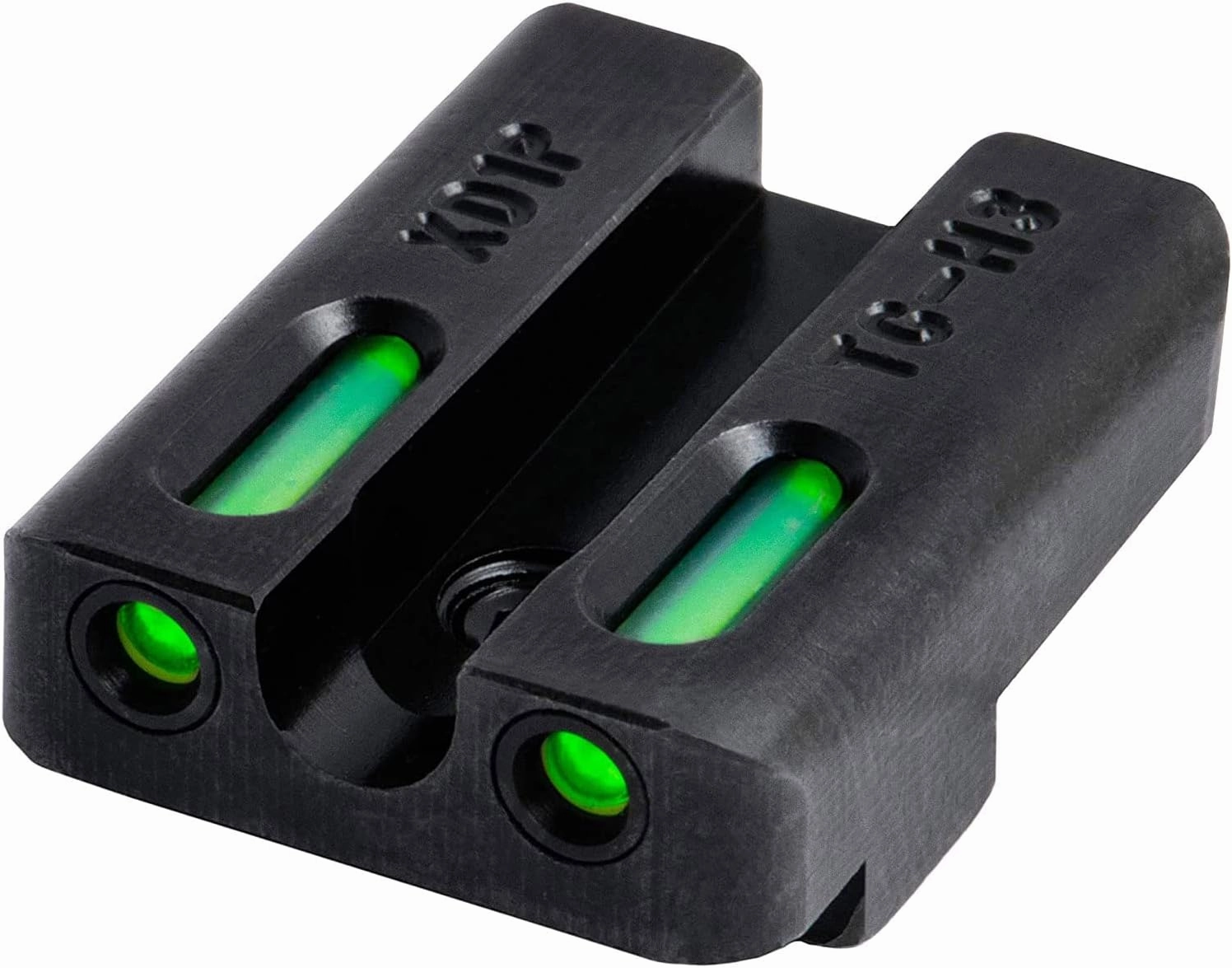 Truglo TFX PRO Handgun Sight, Glowing Shock Proof Tritium and Fiber Optic Night Sight for Handguns, Compact, Durable, and Snag Free Sight