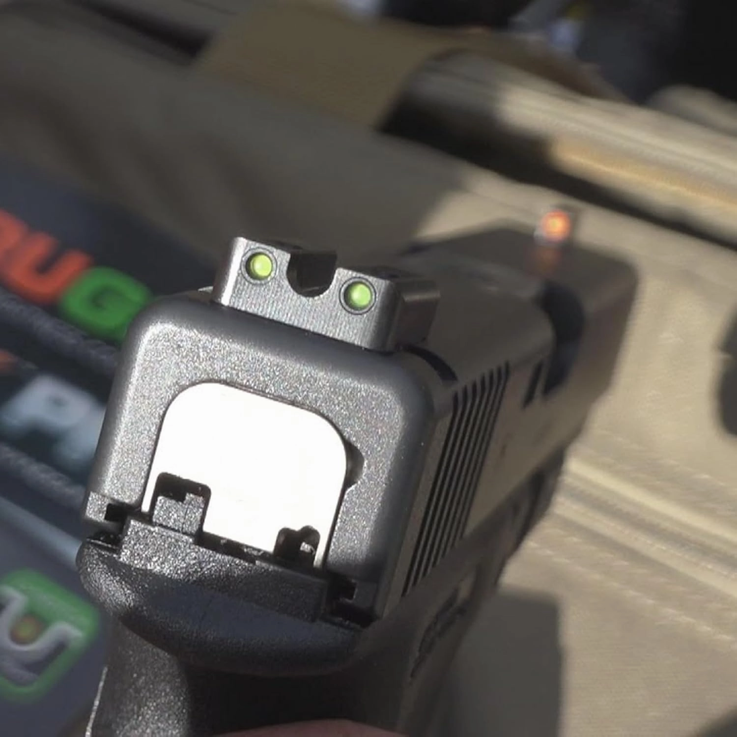 Truglo TFX PRO Handgun Sight, Glowing Shock Proof Tritium and Fiber Optic Night Sight for Handguns, Compact, Durable, and Snag Free Sight