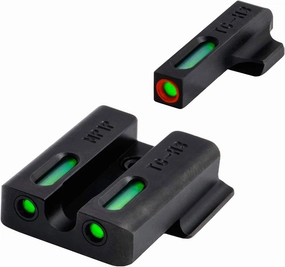 Truglo TFX PRO Handgun Sight, Glowing Shock Proof Tritium and Fiber Optic Night Sight for Handguns, Compact, Durable, and Snag Free Sight