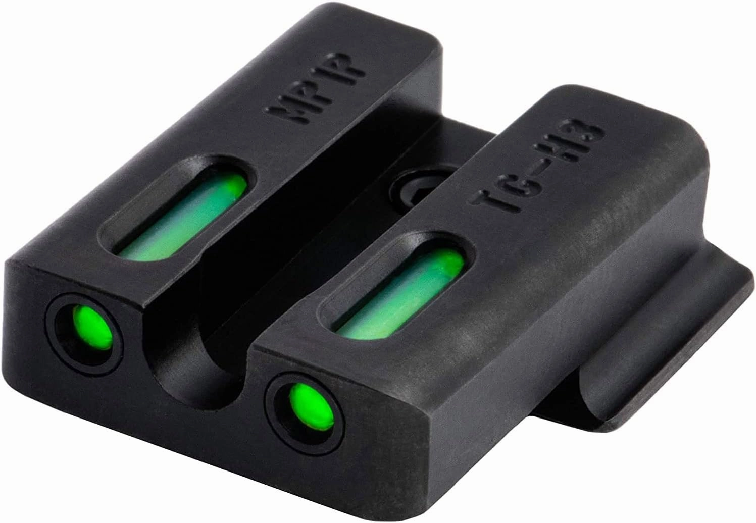 Truglo TFX PRO Handgun Sight, Glowing Shock Proof Tritium and Fiber Optic Night Sight for Handguns, Compact, Durable, and Snag Free Sight