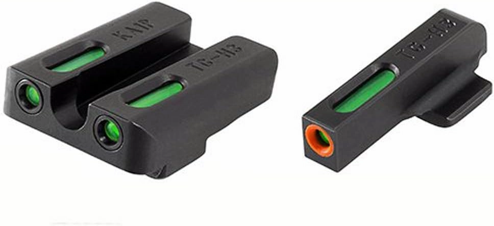 Truglo TFX PRO Handgun Sight, Glowing Shock Proof Tritium and Fiber Optic Night Sight for Handguns, Compact, Durable, and Snag Free Sight