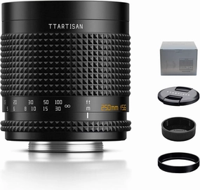 TTArtisan 250mm f5.6 Reflex Lens Doughnut Bokeh Full Frame Telephoto Mirror Lenses Manual Focus for M42 Mount