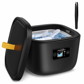 Ultrasonic Retainer Cleaner, Denture, Retainer Cleaner Machine for Denture, Mouth Guard, Jewelry, Brace, Toothbrush Head, 43kHz UV Ultrasonic Retainer Cleaner with 255ML