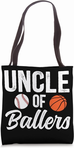 Uncle Of Ballers Basketball Baseball Uncle Of Ballers Tote Bag
