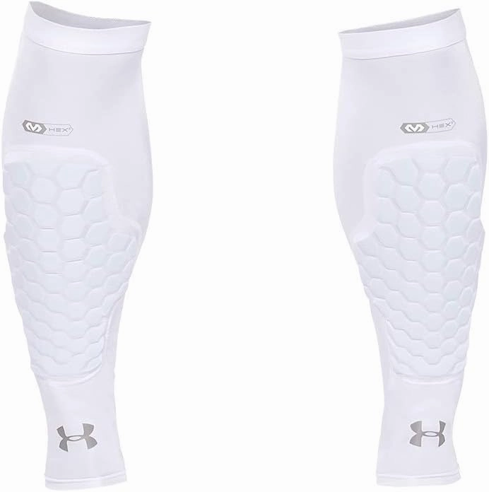 Under Armour Basketball Hex Pad Leg Sleeve, Compression Sleeve with Hex Pad Technology-Basketball,Football,Volleyball & More