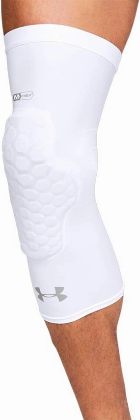 Under Armour Basketball Hex Pad Leg Sleeve, Compression Sleeve with Hex Pad Technology-Basketball,Football,Volleyball & More