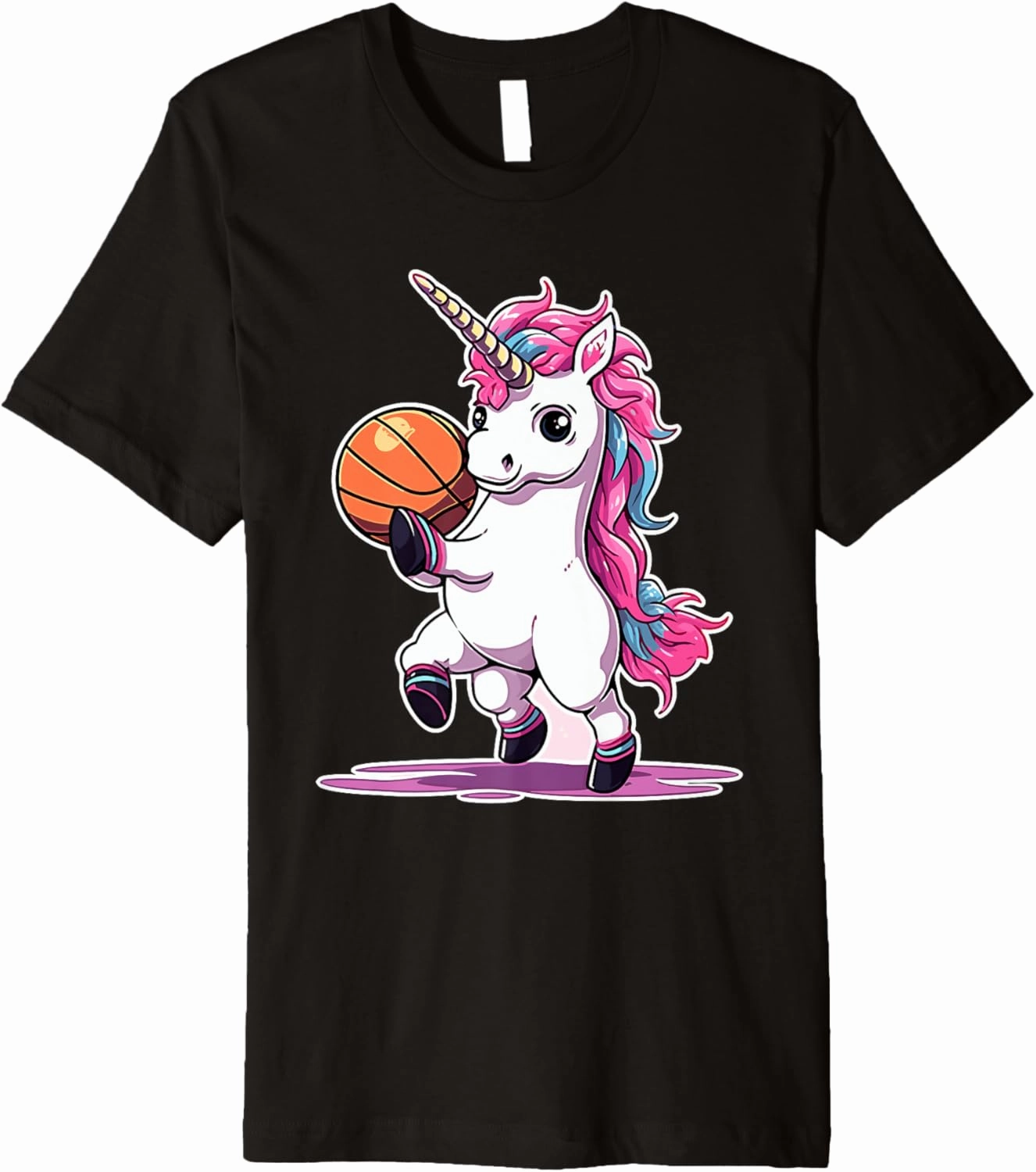 Unicorn Basketball Player Outfit Slam Dunk For Men Boys Premium T-Shirt