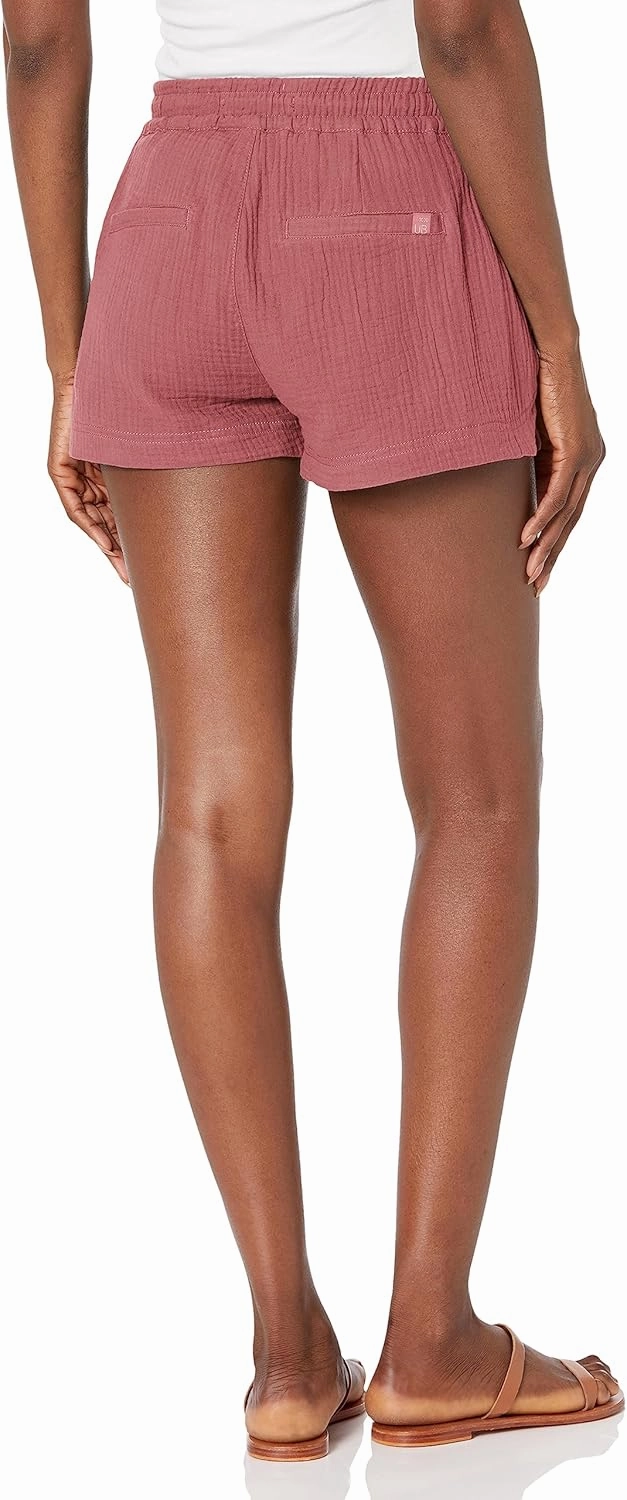 UNIONBAY Women's Flora Double Face Gauze Pull on Short