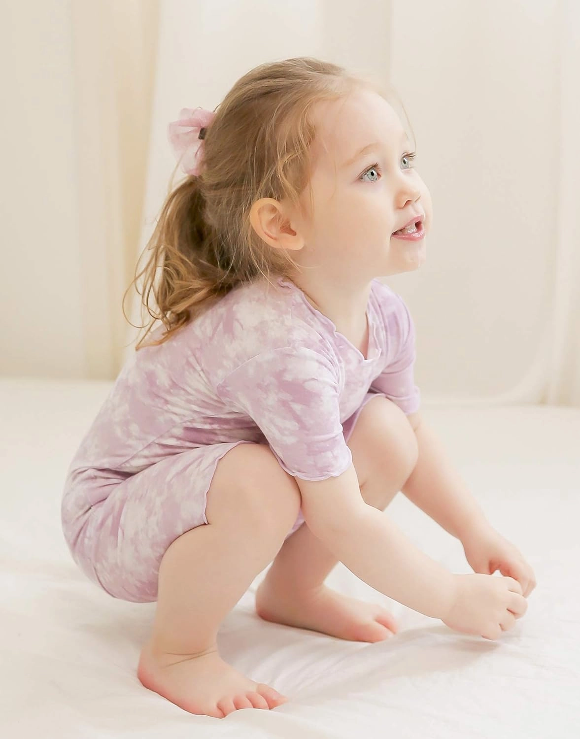 VAENAIT BABY Infant Toddler Kids Junior Soft Bamboo Pajamas Tie Dye Short Summer Pjs 2pcs Set 6M-12Y