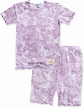 VAENAIT BABY Infant Toddler Kids Junior Soft Bamboo Pajamas Tie Dye Short Summer Pjs 2pcs Set 6M-12Y