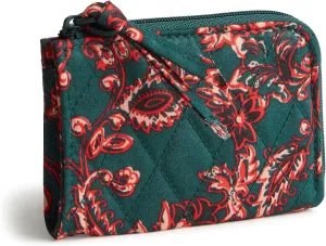 Vera Bradley Women's Cotton Zip Card Pouch