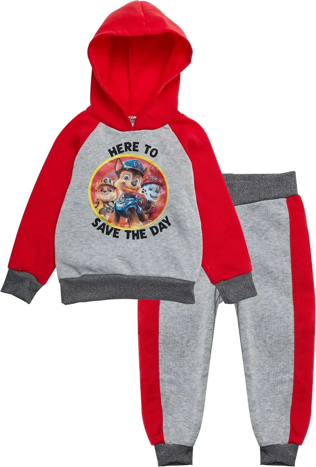 Viacom Paw Patrol Toddler Boys Hoodie and Pants Set – 2-Piece Clothing Outfit featuring Chase, Marshall (Multi, 3T)