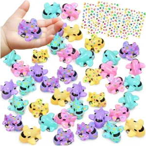 Vileafy Toys for Girls, 40-Pack DIY Macaron Airplane Treasure Box Toys for Classroom, Party Favors, Classroom Rewards, Birthday Gifts, and Piñata Fillers