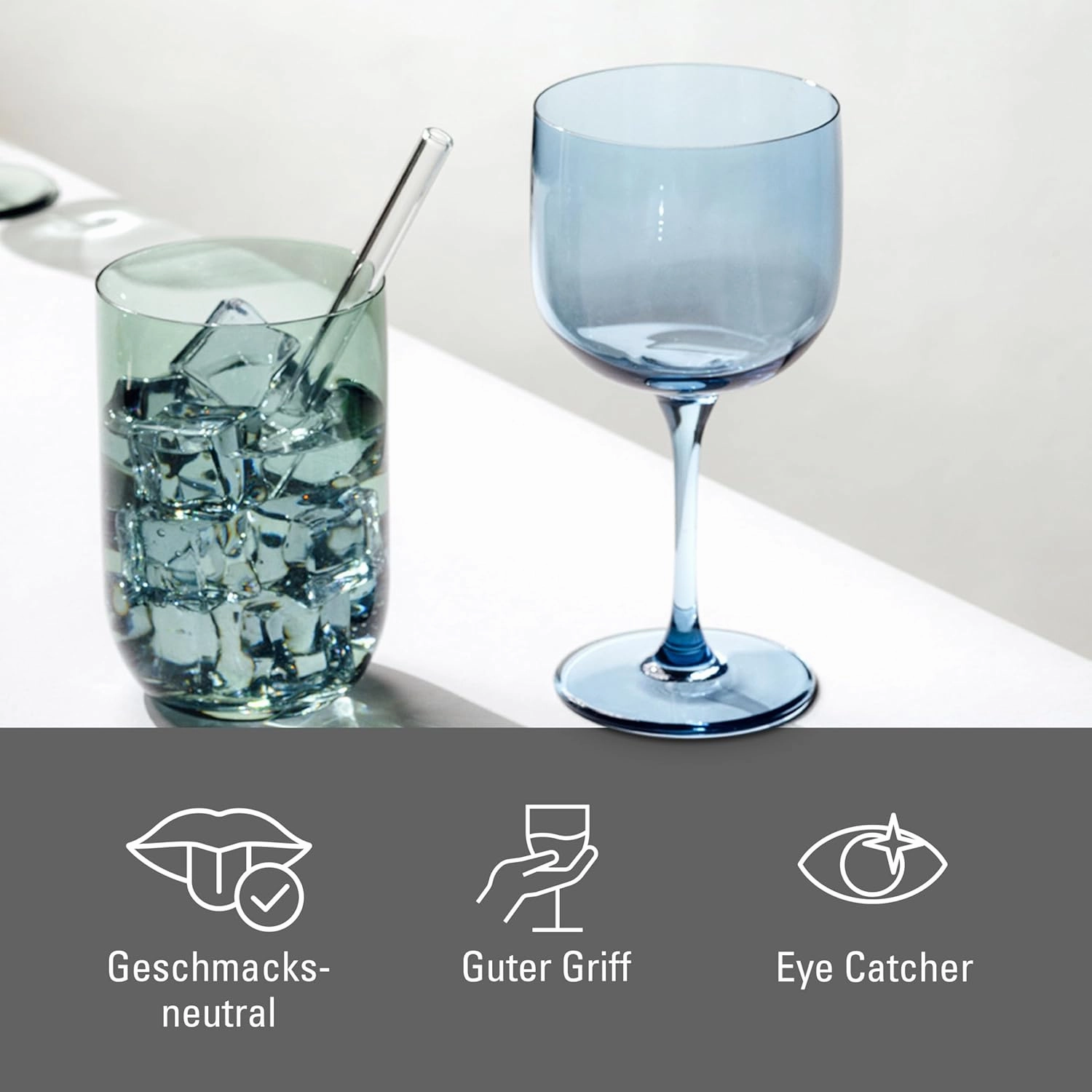 Villeroy & Boch Like Ice Wine/Water Glass Pair