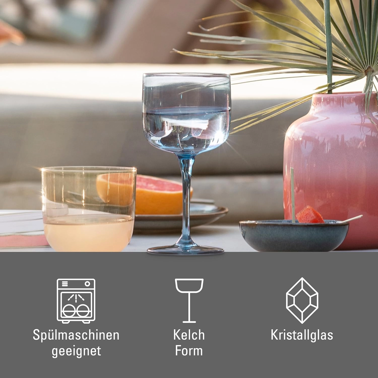 Villeroy & Boch Like Ice Wine/Water Glass Pair