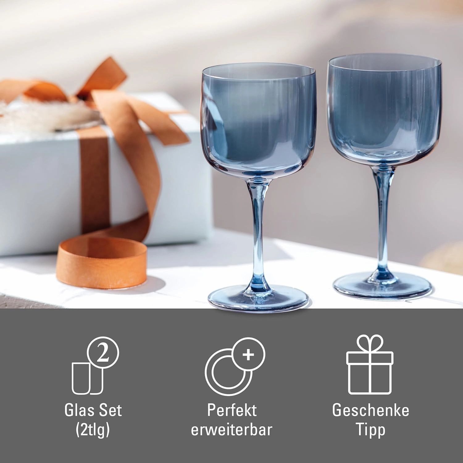 Villeroy & Boch Like Ice Wine/Water Glass Pair