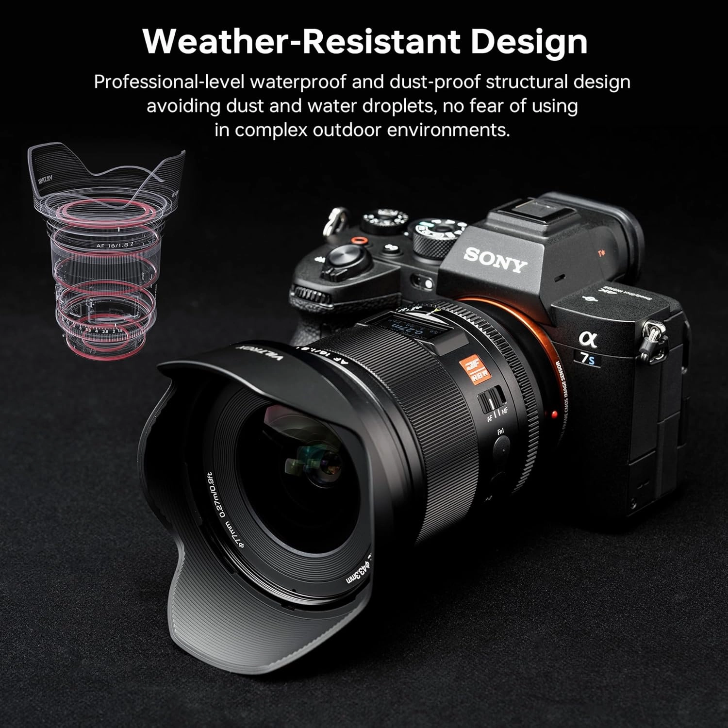 VILTROX AF 16mm f/1.8 Z Full Frame Lens, Auto Focus Lens Compatible with Nikon Z-Mount Mirrorless Cameras Z9 Z8 Z7II Z7 Z6II Z6 Z5 Zf Z50 Zfc Z30